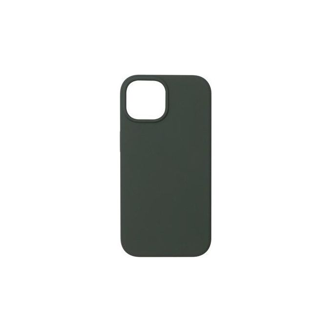 Tunit Cover in Silicone Protective MagSafe Compatible con iPhone 15 Cyprus Green