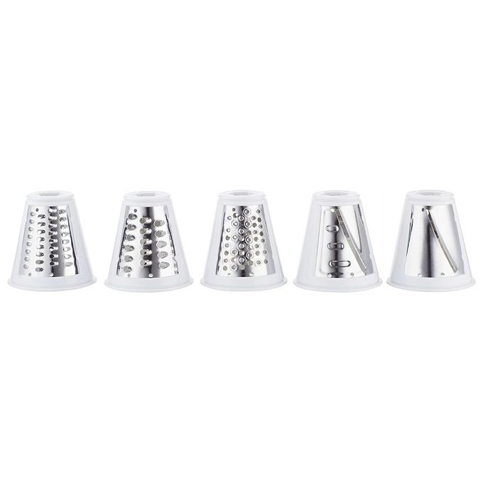 Melchioni 118420212 Taz Grattugia Elettrica 5 Lame Intercambiabili 200 W colore Bianco