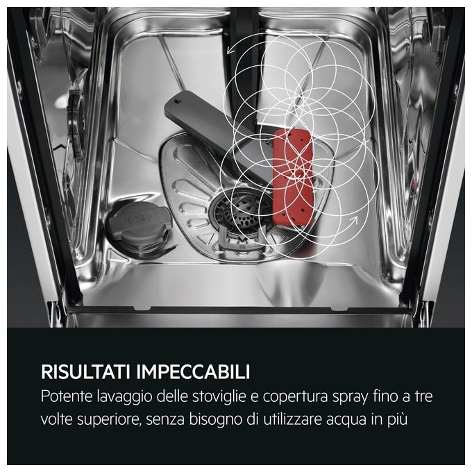 AEG FSS75747P Serie 7000 Lavastoviglie Incasso 14 coperti Classe B 42 dB AirDry Motore Inverter GlassCare (82x60x56 cm) colore Nero
