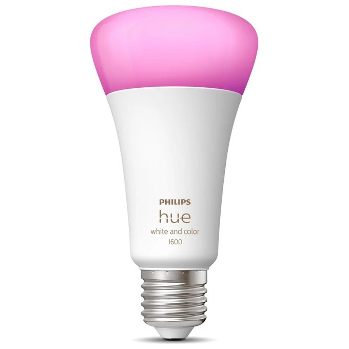 Philips 8719514288157 Hue White and Color Ambiance Lampadina Smart LED E27 A67 15W 1521lm 2000-6500K Dimmerabile Bluetooth Zigbee colore Bianco