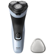 Philips X3003-00 Serie 3000X Rasoio elettrico rotativo wetanddry 3 testine autonomia 40 min colore Nero Blu