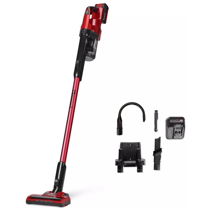 Einhell 2347187 Power X-Change Aspirapolvere a Bastone Senza Filo 2 in 1 18V 4Ah 0,6L 120 mbar colore Rosso