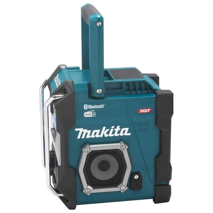 Makita MR004G Radio da Cantiere con Radio DAB+ FM Bluetooth Altoparlanti Stereo 40Vmax colore Nero Verde