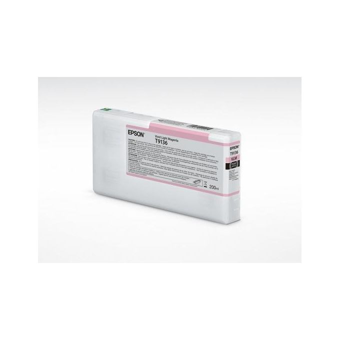 Epson C13T91360N Cartuccia d'inchiostro Originale Magenta chiaro vivido 200 ml colore Magenta chiaro vivido