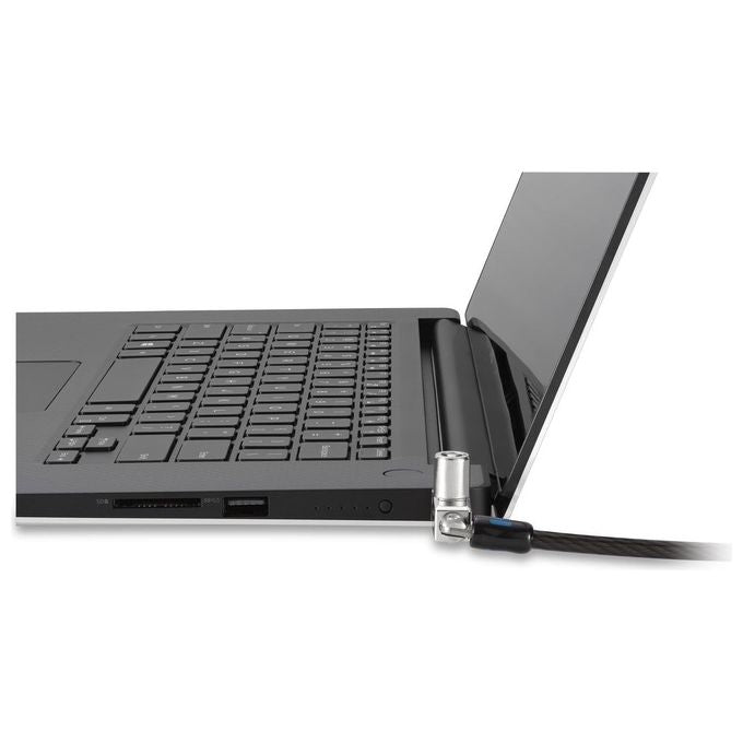 Kensington K64440WW Lucchetto per Laptop con Chiave Cavo Acciaio 1.8 m Slot Wedge N17 colore Nero