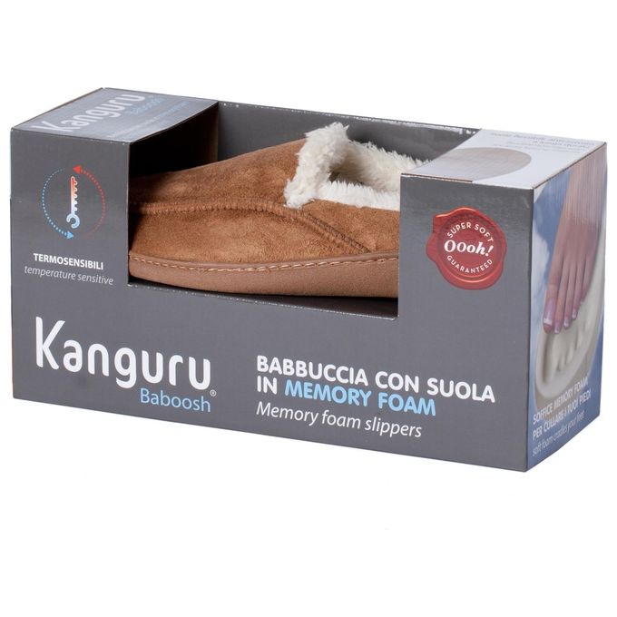 Lavatelli Kanguru 1141 Babbuccia Uomo con Suola in Memory Form, Taglia S