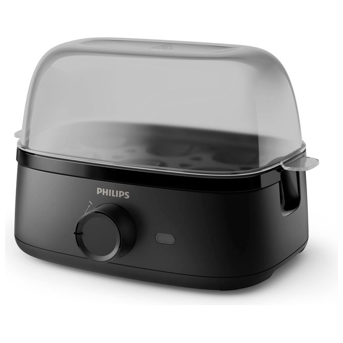 Philips HD9137-90 Serie 3000 Cuociuova 6 uova 400W accessorio uova in camicia e perforatore colore Grigio