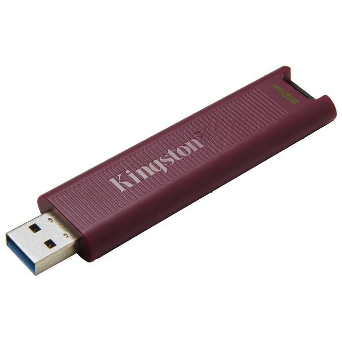 Kingston DTMAXA-512GB DataTraveler Max Chiavetta USB Tipo A 512 GB USB 3.2 Gen 2 1000 MB-s lettura 900 MB-s scrittura colore Rosso