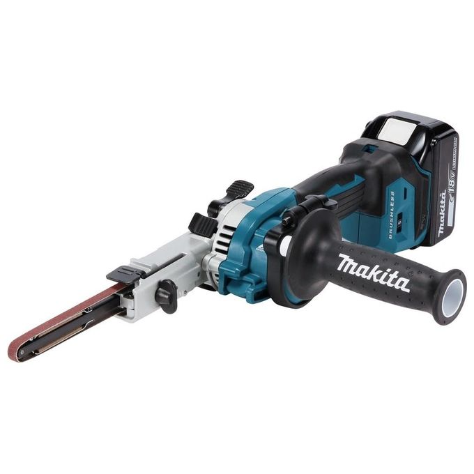 Makita DBS180Z Lima a Nastro 18 V con Motore Brushless e Velocita' Variabile 600-1700 m-min colore Nero