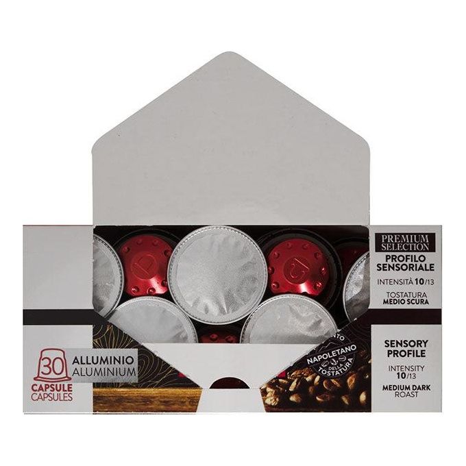 Kimbo Barista Napoli Capsule Compatibili Nespresso Alluminio 30 Pezzi