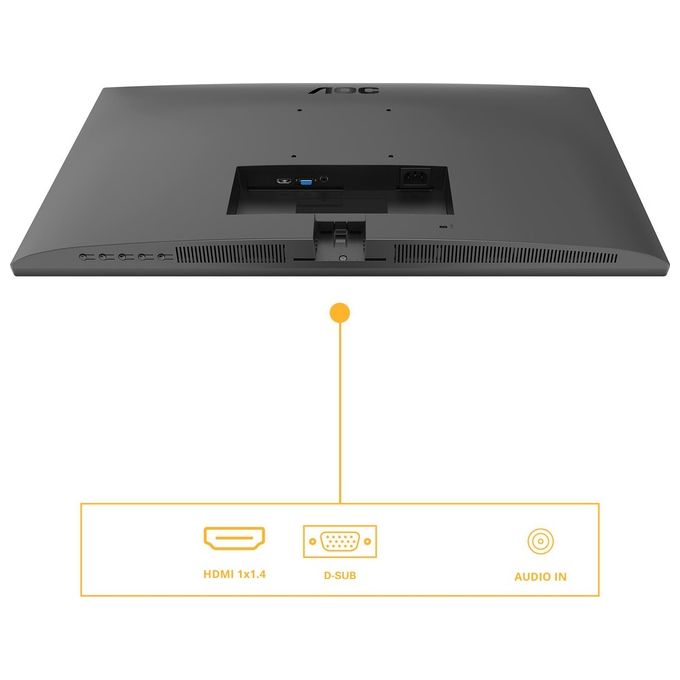 AOC 27B3HA2 B3 Monitor PC 27'' IPS Full HD 1920x1080 100Hz 4ms Altoparlanti HDMI VGA colore Nero