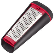 Lagostina 012196000006 Ingenio Smart Grattugia Box 2 lame intercambiabili acciaio inossidabile lavabile in lavastoviglie colore Nero Rosso