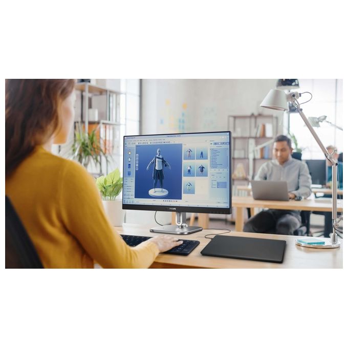Philips 27B2U6903-00 6000 Series Monitor PC 27'' 4K UHD 3840x2160 IPS 60Hz 4ms Thunderbolt 4 USB Hub Altoparlanti colore Antracite