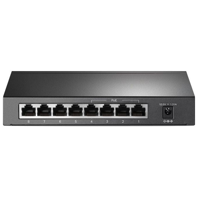 TP-Link TL-SF1008P Switch 8 Porte 10-100 Mbps con 4 Porte PoE IEEE 802.3af Budget 57 W colore Nero