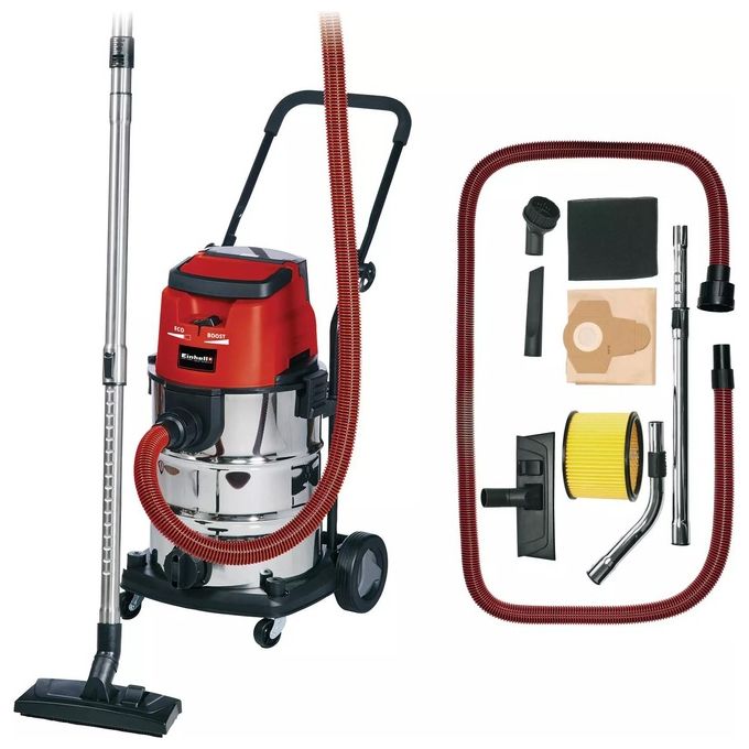 Einhell Bidone Aspira Solidi E Liquidi A Batteria Te-Vc 36-30 Li (Batteria Non Inclusa)