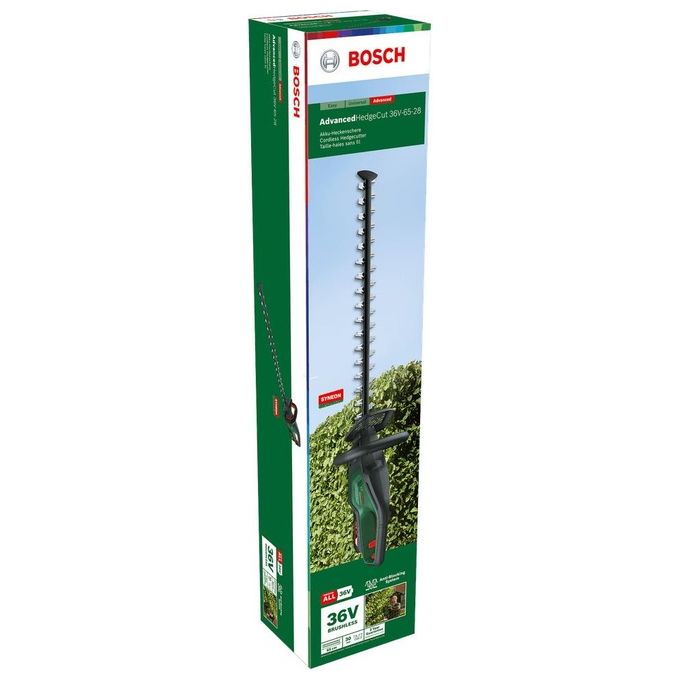 Bosch 060084A300 AdvancedHedgeCut Tagliasiepi a Batteria 36 V 2 Ah Lama 65 cm Peso 3,5 Kg colore Nero