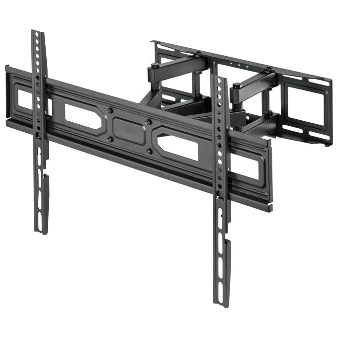 Equip 650337 Supporto TV Full Motion 37'' 80'' VESA 600x400 Portata 40 Kg Girevole Inclinabile colore Nero