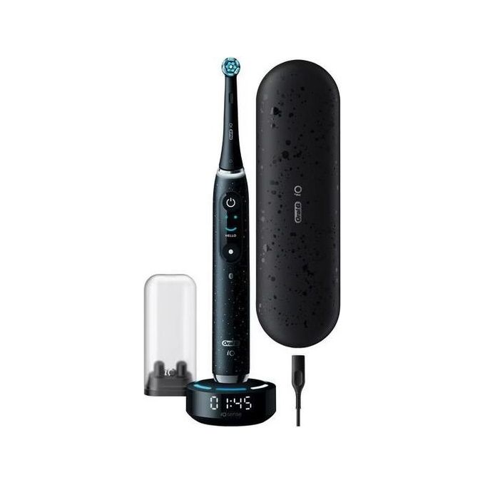 Oral-B 812068 iO10 Spazzolino elettrico con tecnologia rotante 7 modalita' indicatore pressione intelligente autonomia non specificata colore Nero