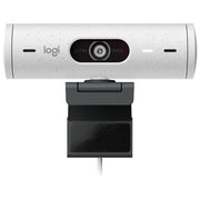 Logitech 960-001428 Brio 500 Webcam Full HD 1080p 4 MP 60 fps con Correzione Automatica della Luce e Inquadratura Automatica colore Bianco