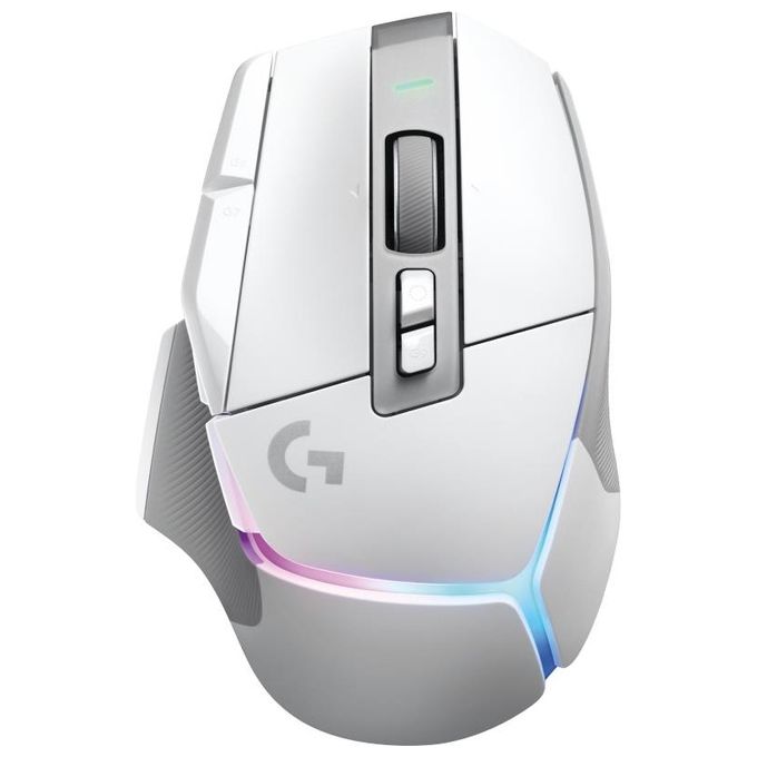 Logitech G 910-006172 G502 X PLUS Mouse Gaming Wireless 25600 DPI 13 Tasti Programmabili Sensore HERO 25K Illuminazione RGB LIGHTSYNC colore Bianco