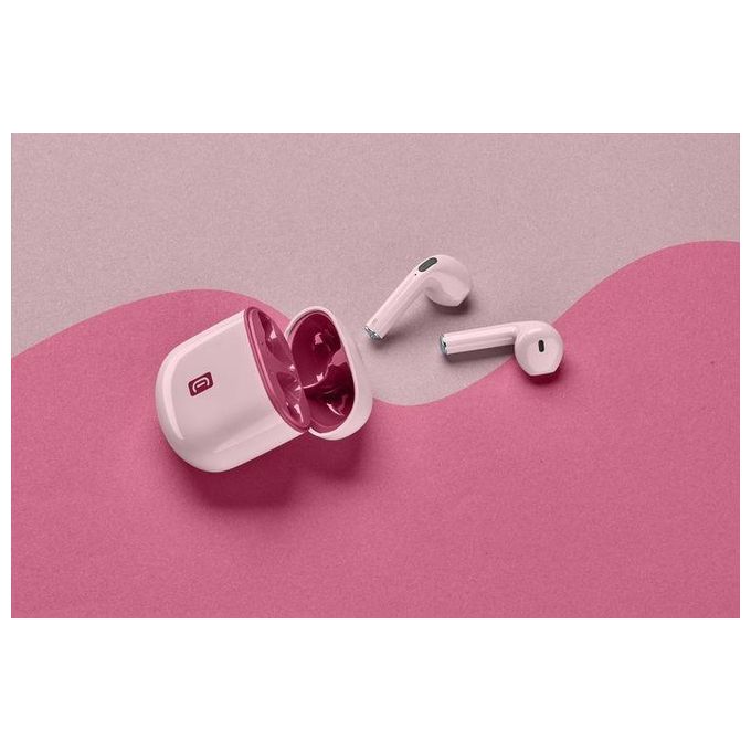 Cellularline BTTWSSMARTR Style Color Auricolari TWS Bluetooth 5.3 In-ear Microfono Integrato 24h colore Rosso