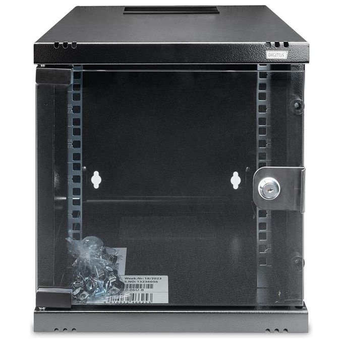 Digitus DN-10-06U-B Armadio a Muro 10'' 6U 312x300 Nero