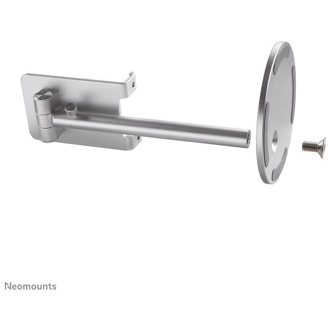 Neomounts DS10-200SL1 Supporto per Telefono regolabile in altezza da 17 a 27 5 cm inclinazione 180° rotazione 360° colore Argento