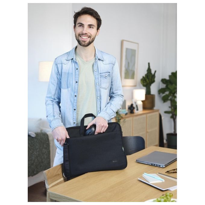 Trust Bologna Borsa per Notebook 16'' Valigetta Ventiquattrore Nero