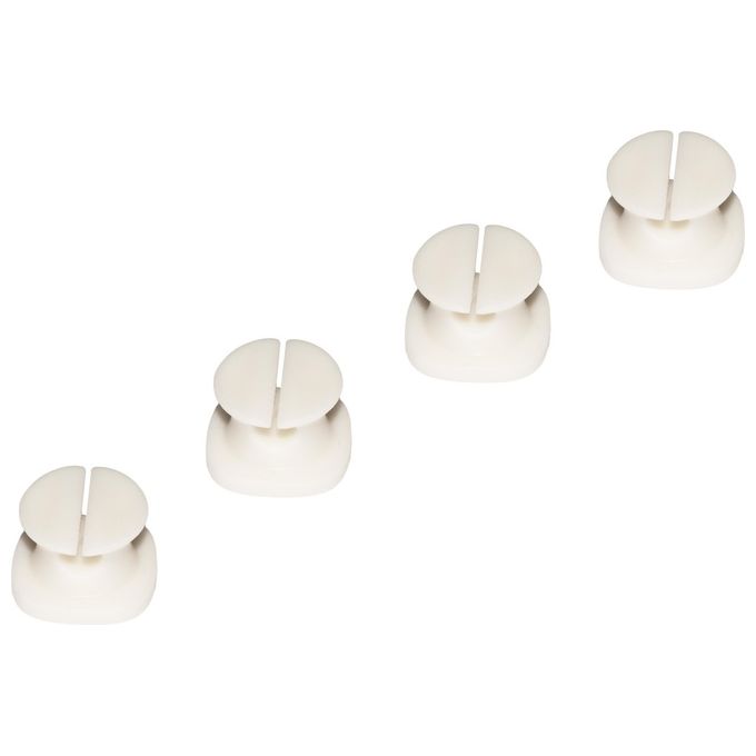 Link KIT_ 4 Pezzi Supporti per Gestione Cavi Bianco
