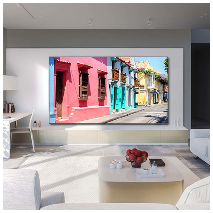 Samsung QE98Q80CATXZT Serie 8 Smart TV QLED 4K 98'' Neural Quantum 4K Motion Xcelerator Turbo+ Dolby Atmos colore Argento