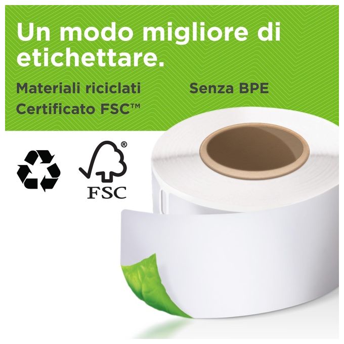 Dymo 2112723 LabelWriter 550 Turbo Stampante di Etichette Termica Diretta 90 etichette-min USB LAN colore Nero