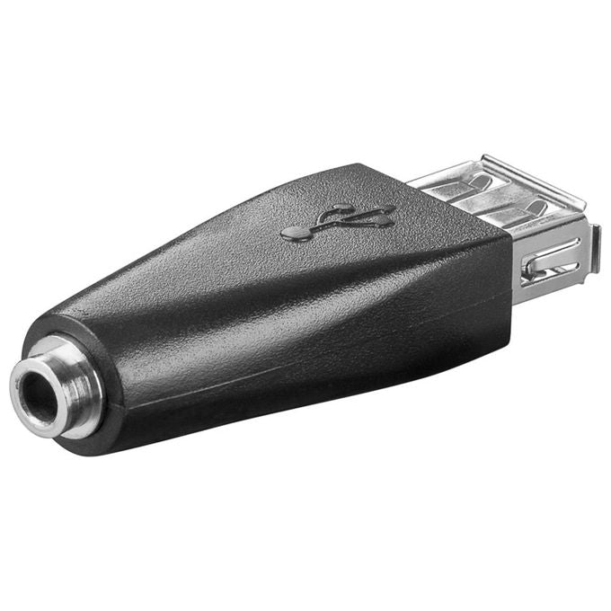 Wentronic adattatore usb ''a'' femmina - 3,5mm femmina