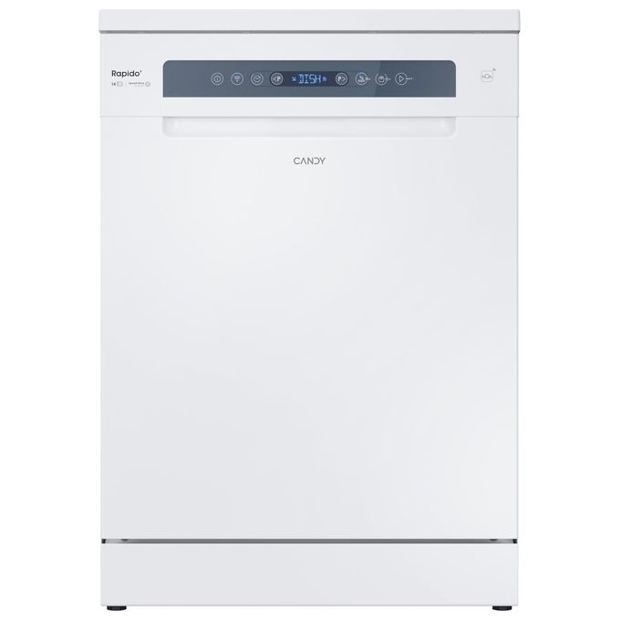 Candy CF 4C6F0W Rapido' Lavastoviglie Libera Installazione 14 coperti Classe C 46 dB WiFi app hOn (85x60x60 cm) colore Bianco