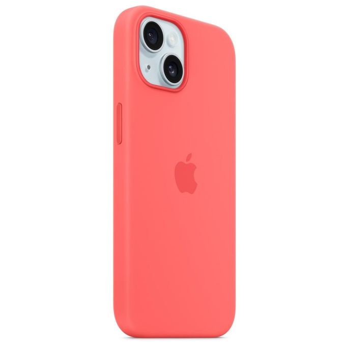 Apple MT0V3ZM-A Custodia MagSafe in Silicone per iPhone 15 colore Guava
