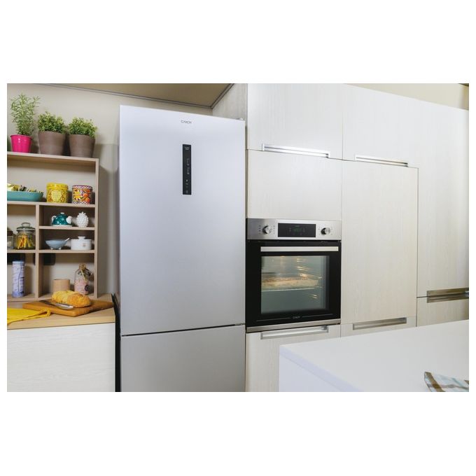 Candy FCT686X WIFI New Timeless Forno da incasso Elettrico Ventilato 70 L Classe A Pirolitico Aquactiva Wi-Fi 9 funzioni (60x60x60 cm) colore Inox