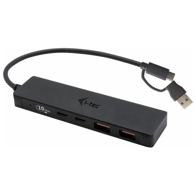 I-Tec Metal Usb-C Hub 2x Uusb 3.0 + 2x Usb-C