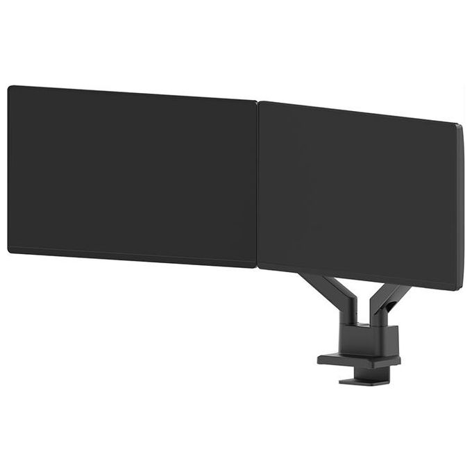 Neomounts DS70-250BL2 NEXT Slim Braccio per Monitor 2 Schermi Fino a 32'' Regolazione Molla a Gas 180° Stop colore Nero