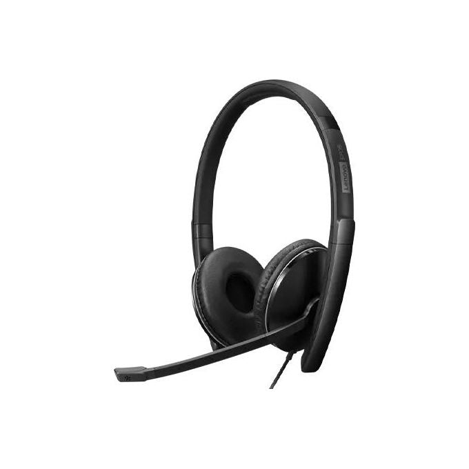 Lenovo Gen 2 Cuffie con Microfono Over Ear Cablato USB-C Nero Zoom Certificato
