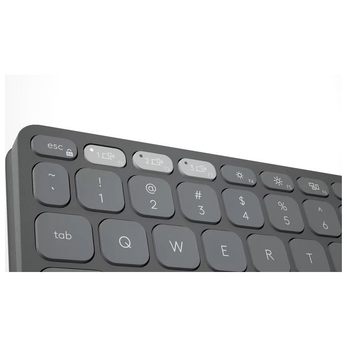 Logitech 920-013013 Keys-To-Go 2 Tastiera Wireless Bluetooth QWERTY Italiano per iPad iPhone Mac colore Bianco
