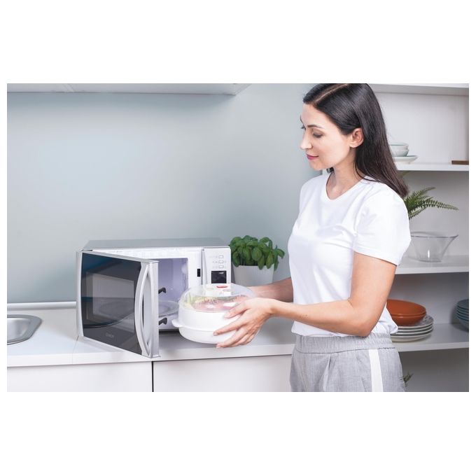 Candy CMXG22DS COOKinAPP Forno a microonde con grill 22 L 800 W 40 programmi colore Acciaio inox