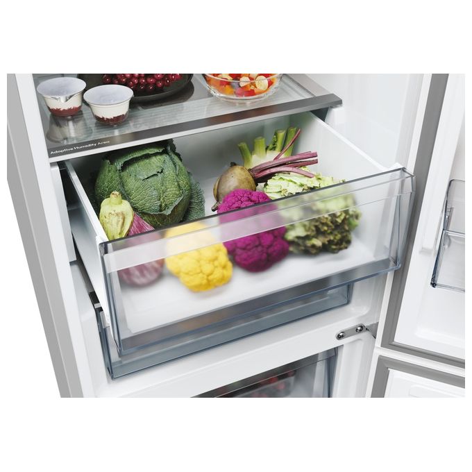 Candy CNCQ2T620EX Fresco 300 Frigorifero Combinato 409 L 205 cm Classe E 38 dB Total No Frost colore Inox