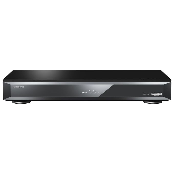 Panasonic DMR-UBT1 Blu-Ray Recorder 4k Nativo HDD 2TB Doppio tuner DVB-T2 - HEVC 3D Nero