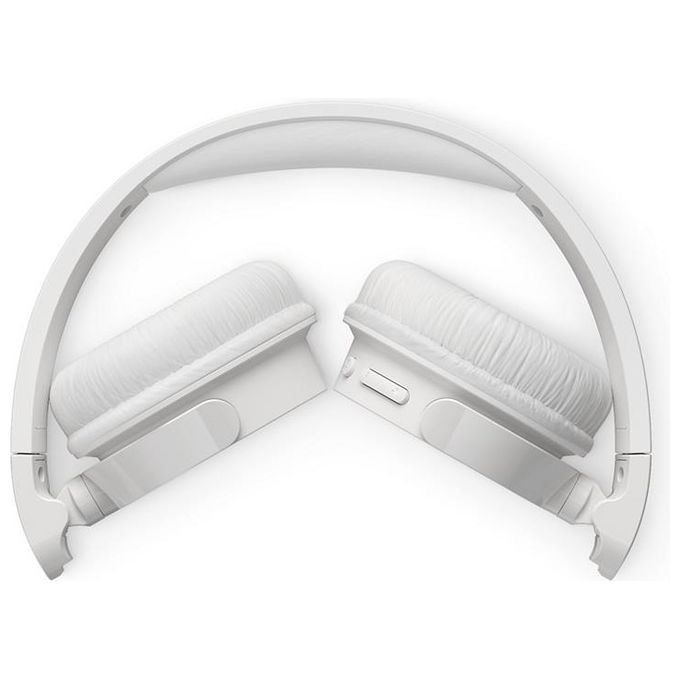 Philips TAH4209WT-00 Serie 4000 Cuffie a Padiglione Wireless Bluetooth 5.3 55 ore Microfono Integrato colore Bianco