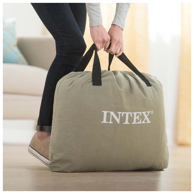 Intex 64124ND Materasso Dura-Beam Pillow Rest Raised Autogonfiante 152x203x42 cm
