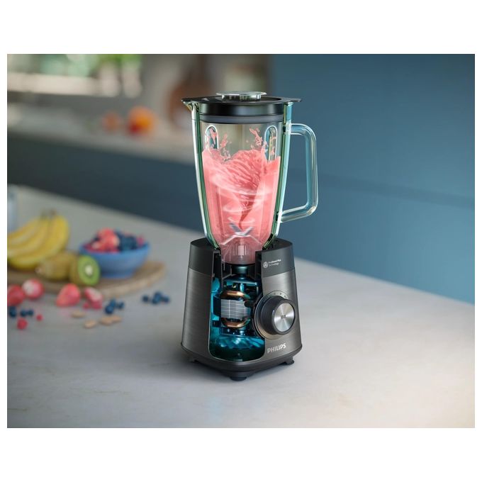 Philips HR304100 Serie 5000 Frullatore da tavolo 1200 W 2 L ProBlend Plus autopulizia colore Nero