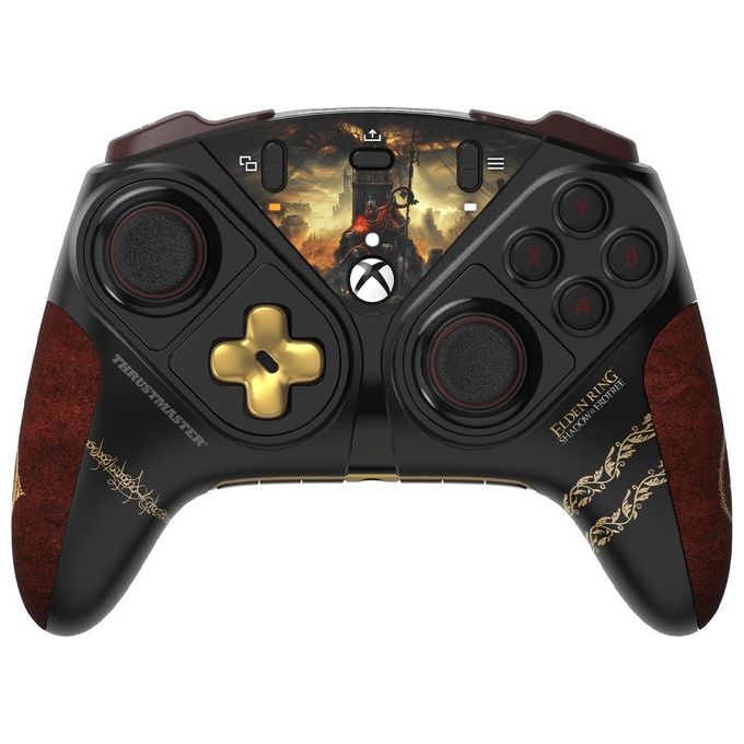 Thrustmaster ESWAP X2 ELDEN RING Gamepad Modulare Cablato PC Xbox USB-C colore Nero Bordeaux Oro