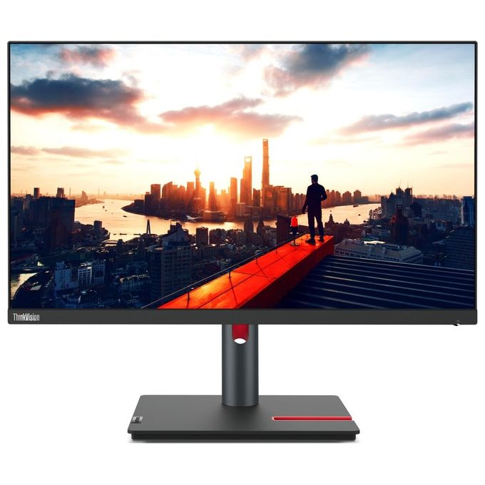 Lenovo 63B3GAT6EU ThinkVision P24h-30 Monitor PC 23.8'' Quad HD IPS LED 2560x1440 USB-C 100W Hub USB colore Nero