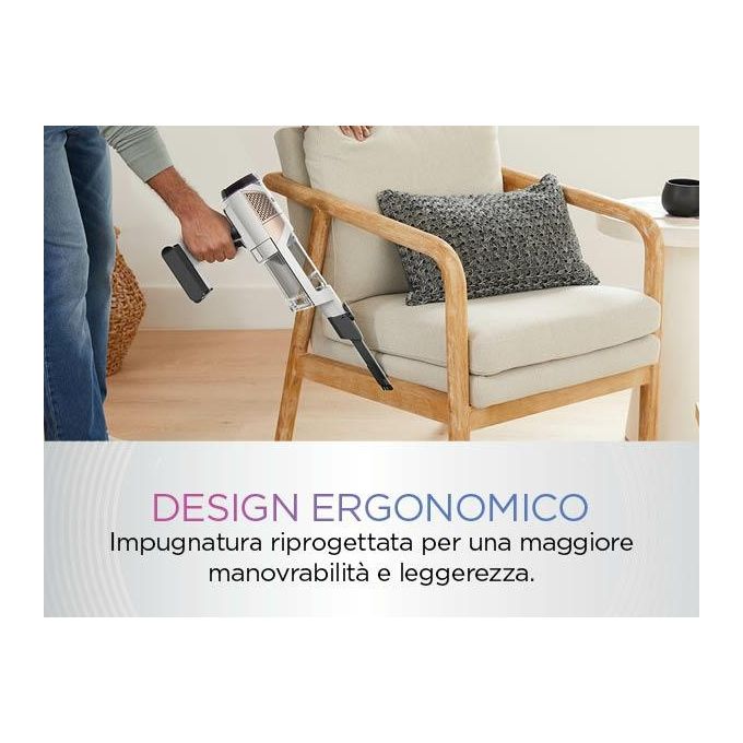 Shark IW3611EUN Detect Pro Aspirapolvere a Bastone Senza Filo Autosvuotamento 2L Antigroviglio 60 min autonomia colore Bianco