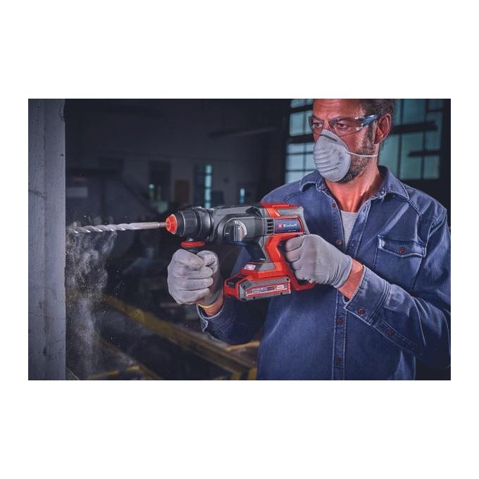 Einhell 4514260 Power X-Change Martello Tassellatore a Batteria 18V 1.8J SDS Plus 20mm 4750 giri-min