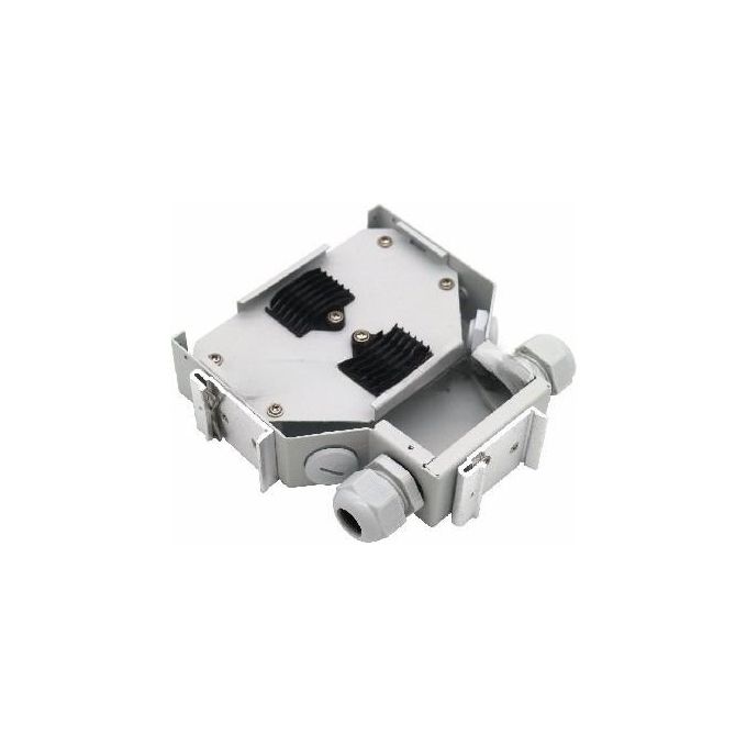 WP WPC-FPB-06-G Box Ottico su Guida DIN per Fibra Ottica 12 Porte Alluminio Anodizzato colore Grigio
